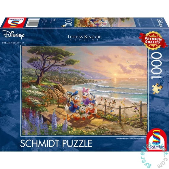 Schmidt 1000 db-os puzzle - Disney Donald and Daisy A Duck Day Afternoon (59951)