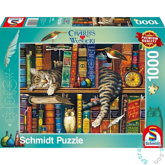 Schmidt 1000 db-os puzzle - Frederick the literate - Charles Wysocki (59991)