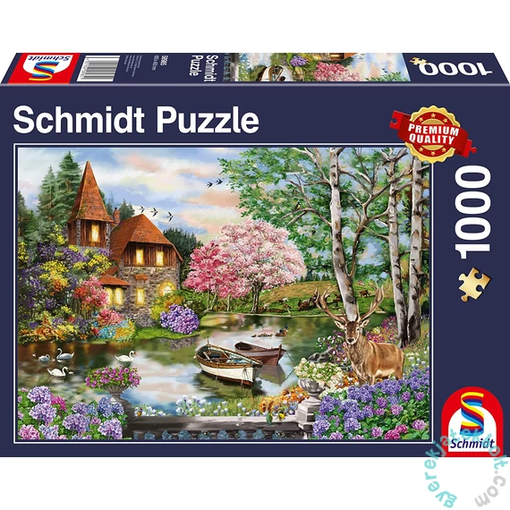 Schmidt 1000 db-os puzzle - House on the Lake (58985)