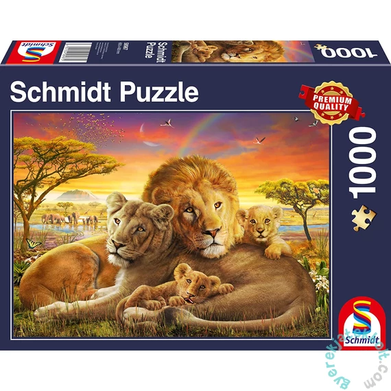 Schmidt 1000 db-os puzzle - Loving Lions (58987)