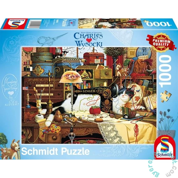 Schmidt 1000 db-os puzzle - Maggie the messmaker - Charles Wysocki (59993)