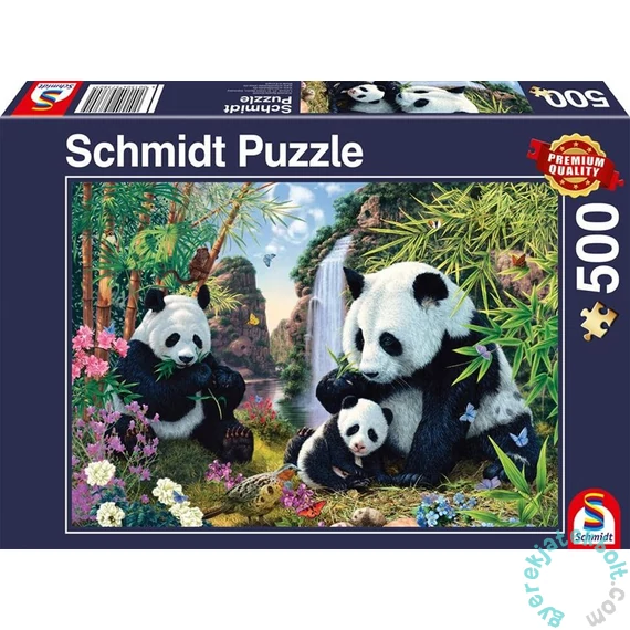 Schmidt 500 db-os puzzle - Panda Family (57380) 