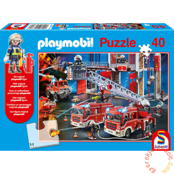 Schmidt 40 db-os puzzle - Playmobil - Fire Department (56380)
