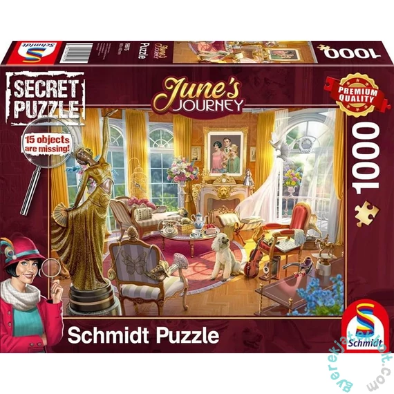 Schmidt 1000 db-os Secret puzzle - Salon of the orchid estate (59975)