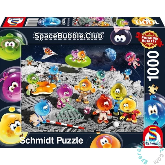 Schmidt 1000 db-os puzzle - SpaceBubble Club - On the Moon (59945)