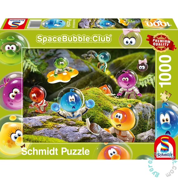 Schmidt 1000 db-os puzzle - Landing in a Forest of Moss (59942)