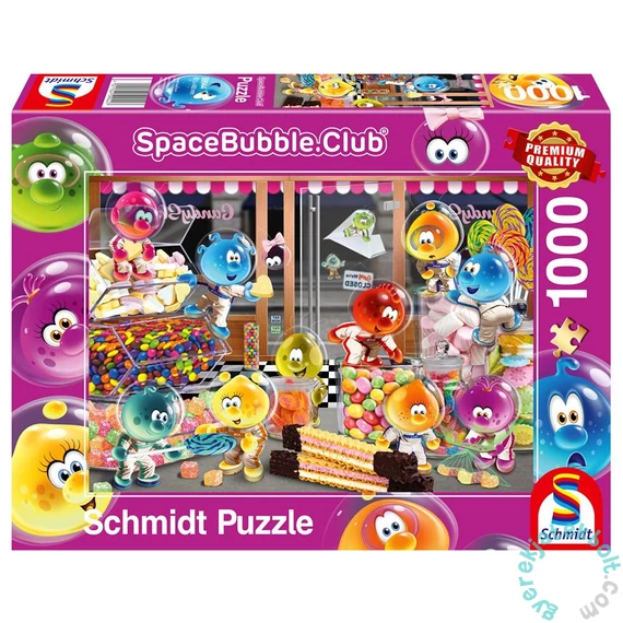 Schmidt 1000 db-os puzzle - SpaceBubble Club - In the candy stroe (59944)