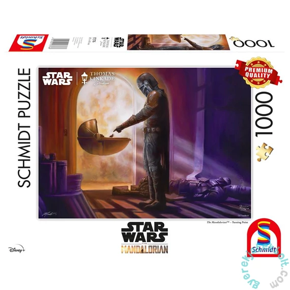 Schmidt 1000 db-os puzzle - Star Wars - The Mandalorian - Thomas Kinkade (57376)