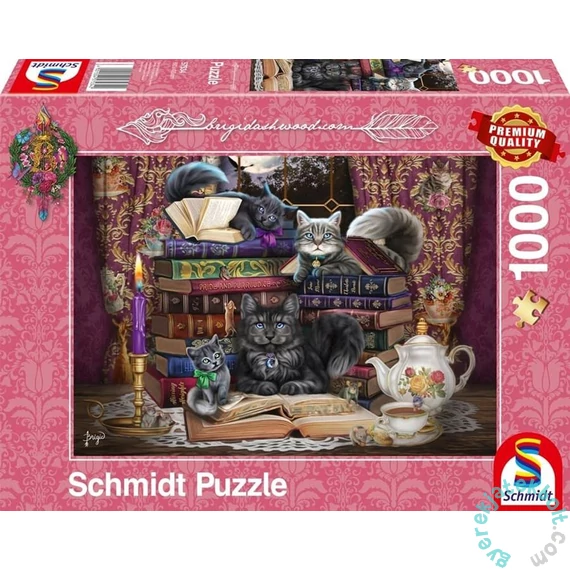 Schmidt 1000 db-os puzzle - Storytime Cats, Brigid Ashwood (57534)