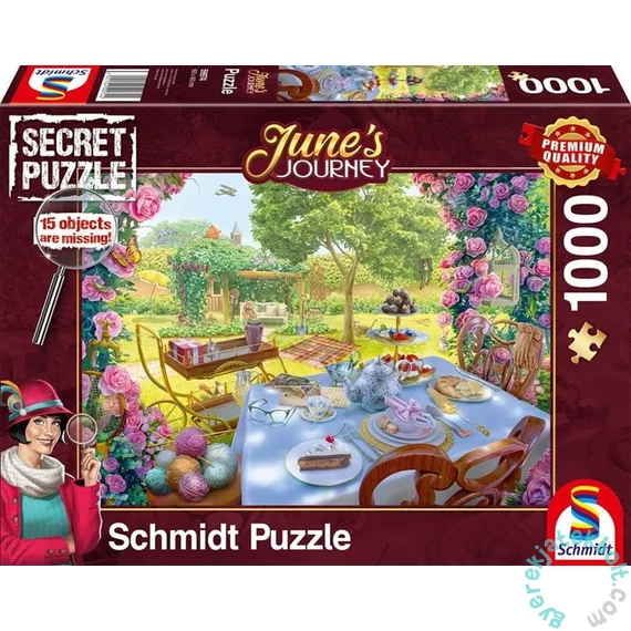 Schmidt 1000 db-os Secret puzzle - Tea in the garden (59974)