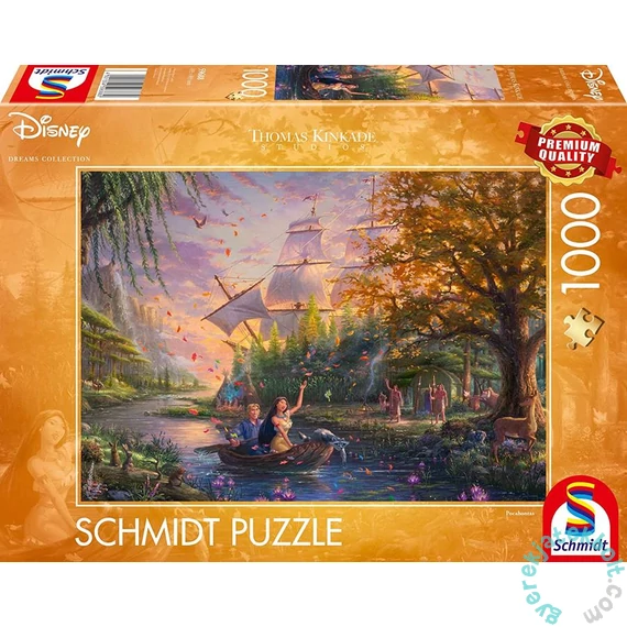 Schmidt 1000 db-os puzzle - Disney - Pocahontas, Thomas Kinkade (59688)