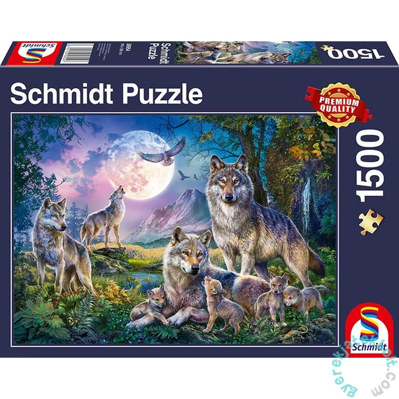 Schmidt 1500 db-os puzzle - Wolves (58954)
