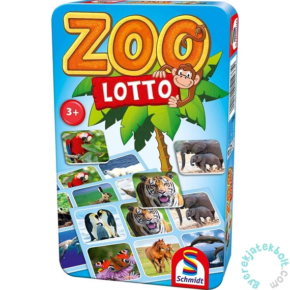 Schmidt - Zoo Lotto társasjáték fémdobozban