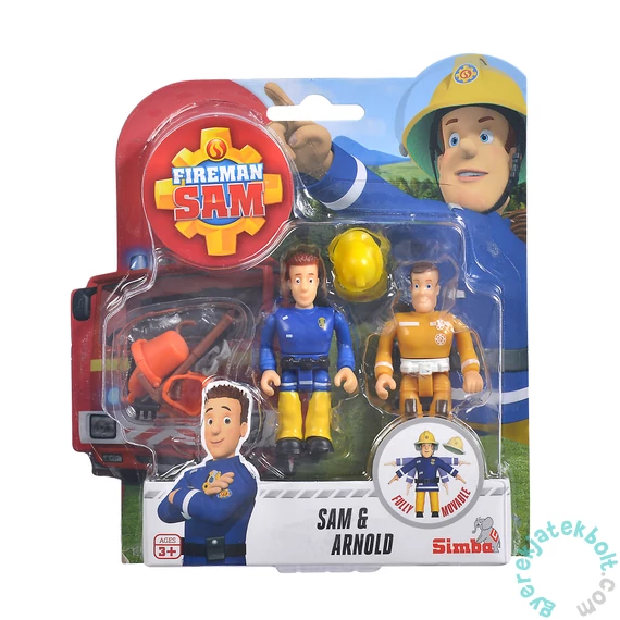 Simba Sam, a tűzoltó figuraszett - Sam és Arnold (1026)