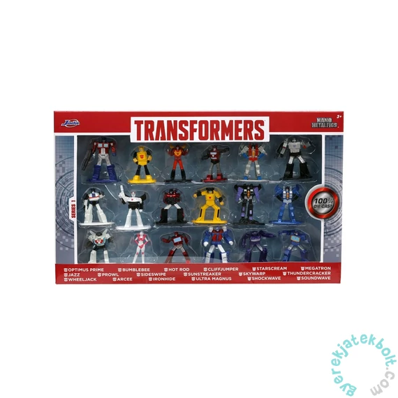 Jada - Marvel - Transformers fém figura szett - 18-db-os  (253115009)