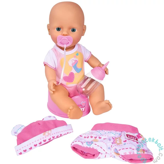 Simba New Born Baby pisilős játékbaba (5032485)
