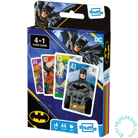 Cartamundi - Batman 4 az 1-ben kártyajáték (496030)
