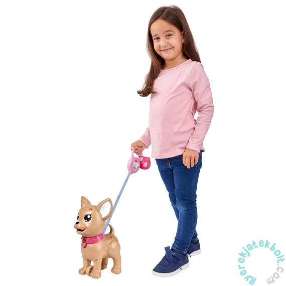 Chi Chi Love - Poo Poo Puppy sétáló kutyus kiegészítőkkel (5893264)