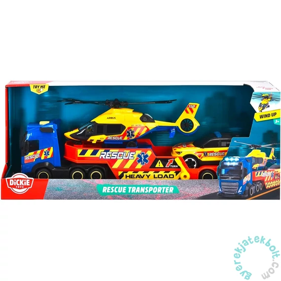 Dickie Rescue Transporter mentőjárművek játékszett