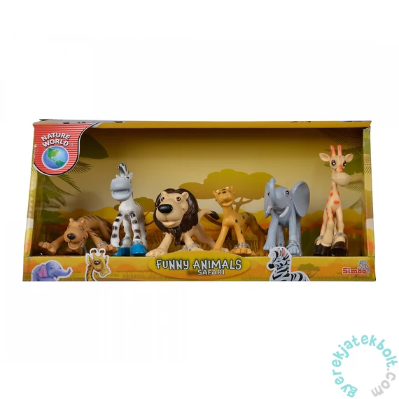 Simba Nature World - Funny Animals figuraszett - Szafari (104322457)