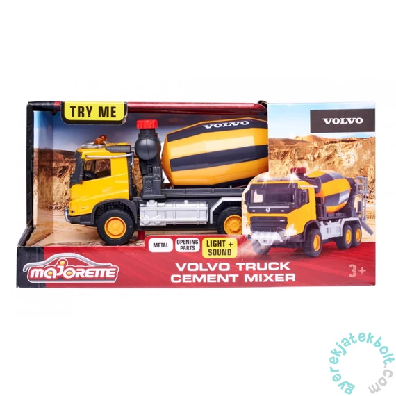 Majorette Volvo Betonkeverő teherautó - 19 cm (213723002)