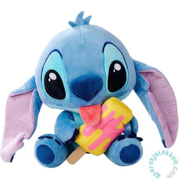 Disney - Stitch plüss figura, jégkrémmel 25 cm (6315870517)