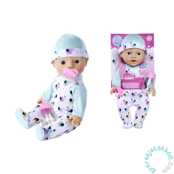 New Born Baby pisilős játékbaba - Little Elephant - 30 cm (105030511)
