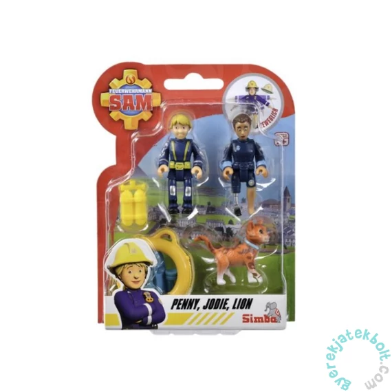 Simba Sam, a tűzoltó figura 3 db-os szett - Penny, Jodie + Lion (109252515)