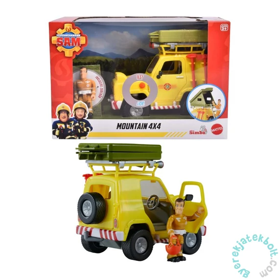Simba Sam, a tűzoltó - Mountain 4x4 terepjáró tetősátorral (109252653)
