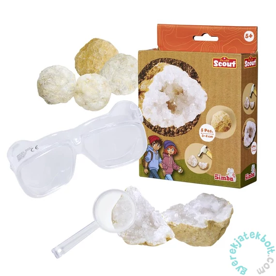 Simba Scout - Kristályok és geódák készlet (109452662)