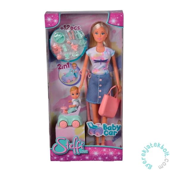 Simba Steffi Love - Baba kisautóval játékszett