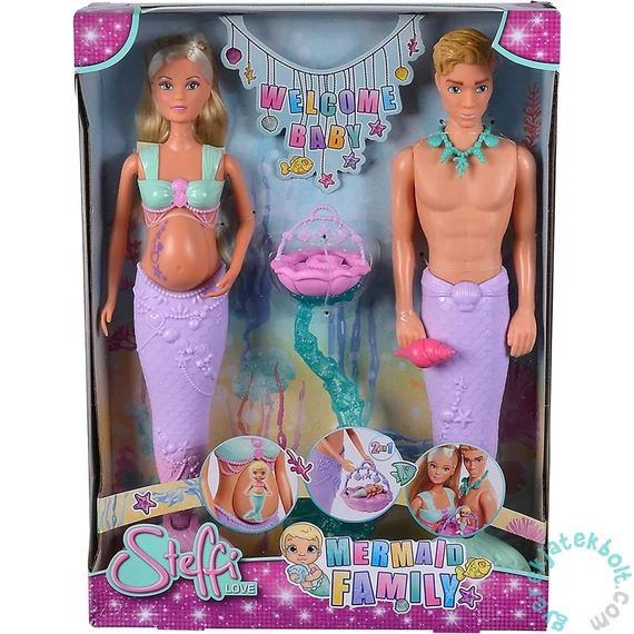 Simba Steffi Love baba - Sellő család játékszett