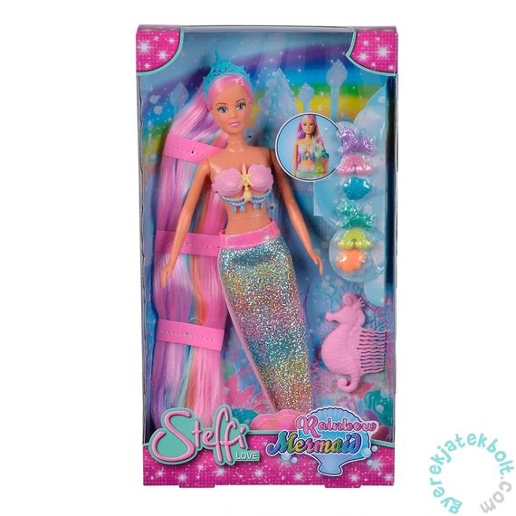 Simba Steffi Love - Szivárványos sellő baba