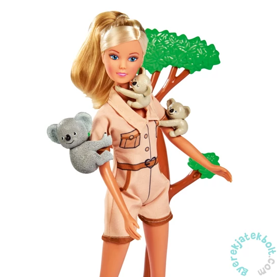 Simba Steffi Love baba - Állatgondozó Steffi koala családdal játékszett