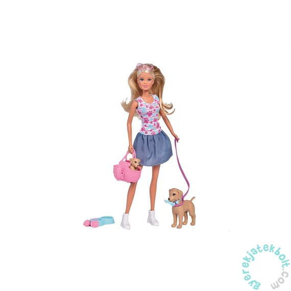 Simba Steffi Love baba - Kutyasétáltatás játékszett