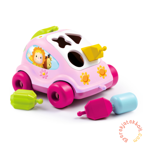 Smoby Cotoons Formaillesztő autó - pink (211118)