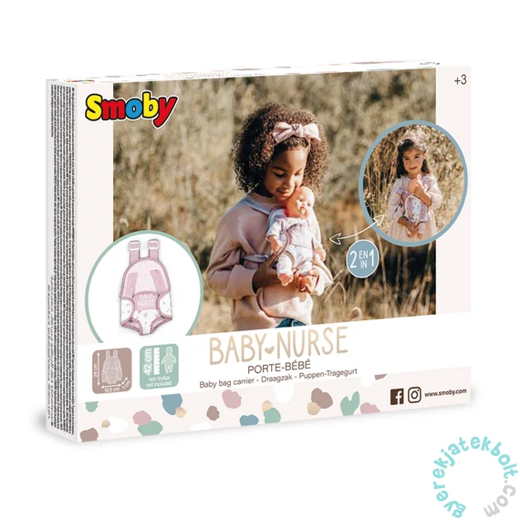 Smoby Baby Nurse játék babahordozó