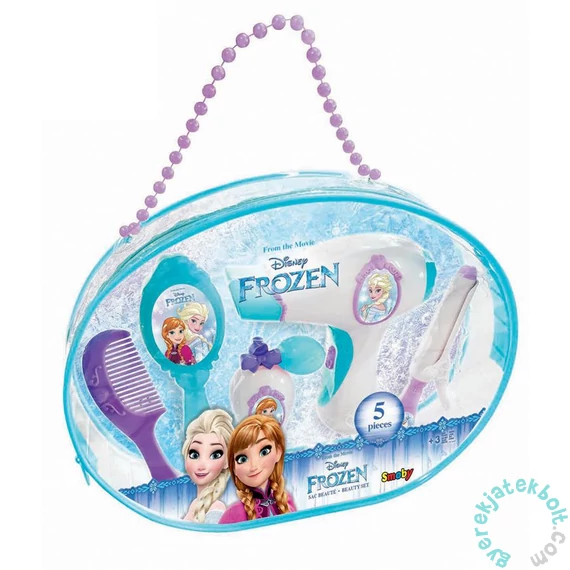 Smoby Jégvarázs pipere készlet táskában - lila fésűvel (320147)