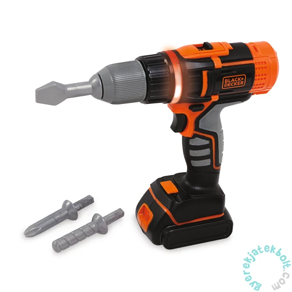 Smoby Black and Decker játék akkumulátoros csavarhúzó-fúrógép (7600360916)