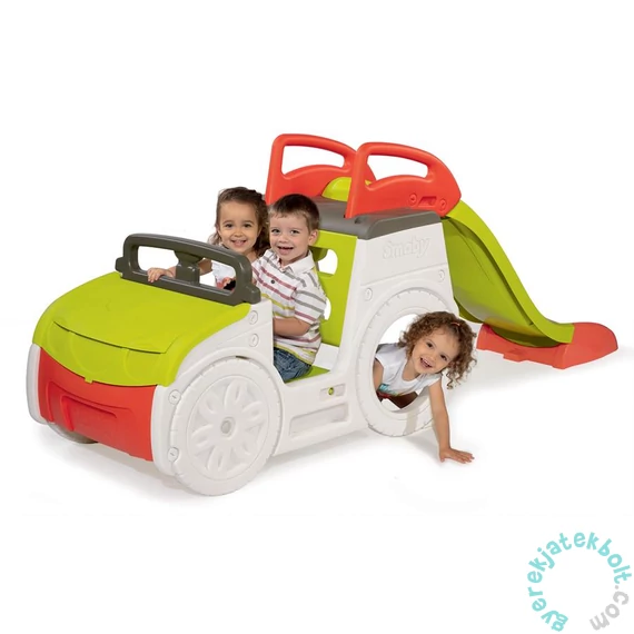 Smoby Adventure Car csúszda homokozóval (840205)