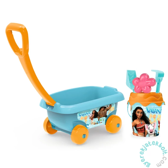 Smoby Homokozó szett kiskocsival - Vaiana (7600867007)