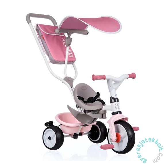 Smoby Baby Balade Plus tricikli napellenzővel - Pink (7600741401)