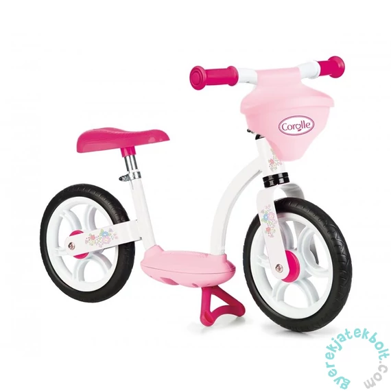 Smoby Corolle Comfort Futóbicikli kosárral