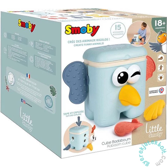 Smoby 140316 Little Cube Kaboom - Készségfejlesztő kocka