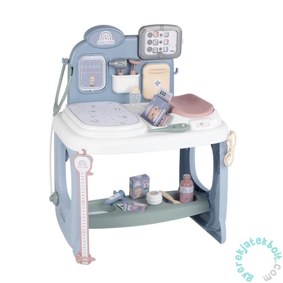 Smoby Baby Care elektronikus orvosi babacenter - pasztell (7600240305)