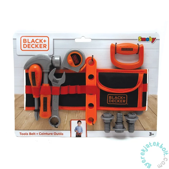 Smoby Black and Decker játék szerszámtartó öv (7600360917)