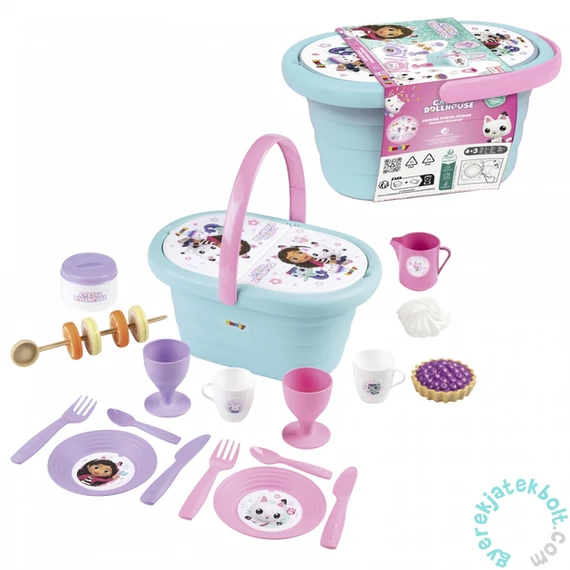 Smoby Gabi babaháza piknik kosár (7600312506)