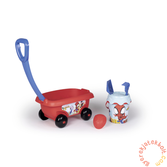 Smoby Homokozó szett kiskocsival - Spidey (867020)