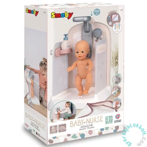 Smoby Zuhanyzó, babával játékszett (7600220382)