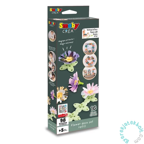 Smoby Crea Deco Virágkészítő játékszett - kiegészítő (7600350411)